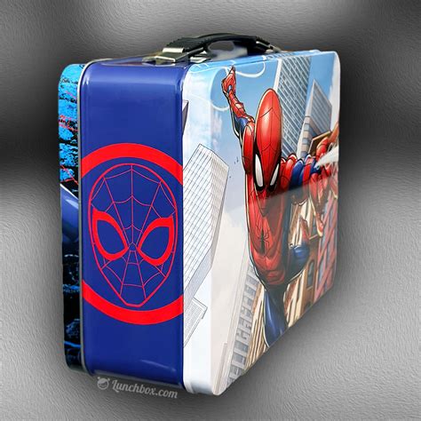 Spiderman Metal Lunch Box for sale 